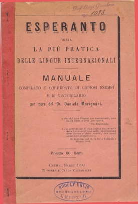 ...e la copertina del suo Manuale