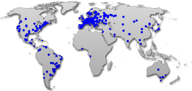 Diffusione dei parlanti esperanto oggi